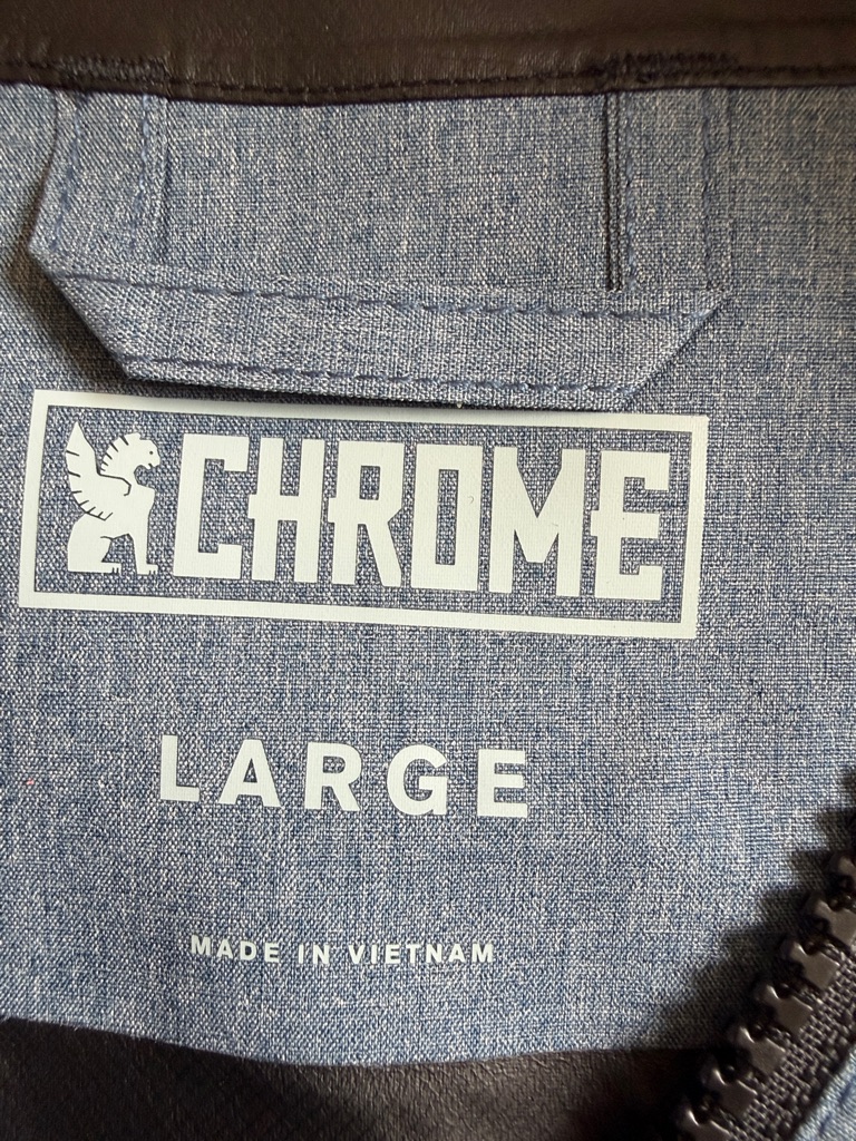 Nwt Chrome Industries Storm Signal Waterproof Hooded Jacket Women’s Large Blue — image 3 of 8